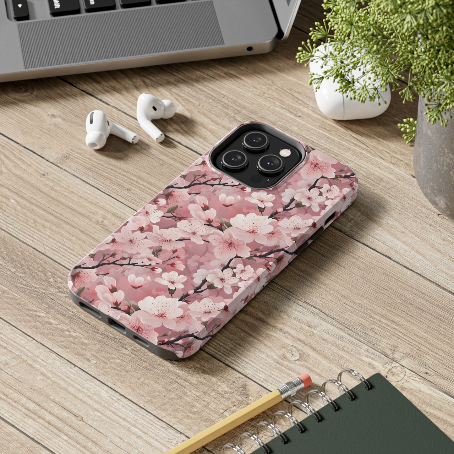 Cherry Blossom iPhone and Samsung Tough Phone Cases