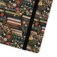 Book Stack Floral Flip iPhone and Samsung Phone Case — Vintage Library Wallet Cover.