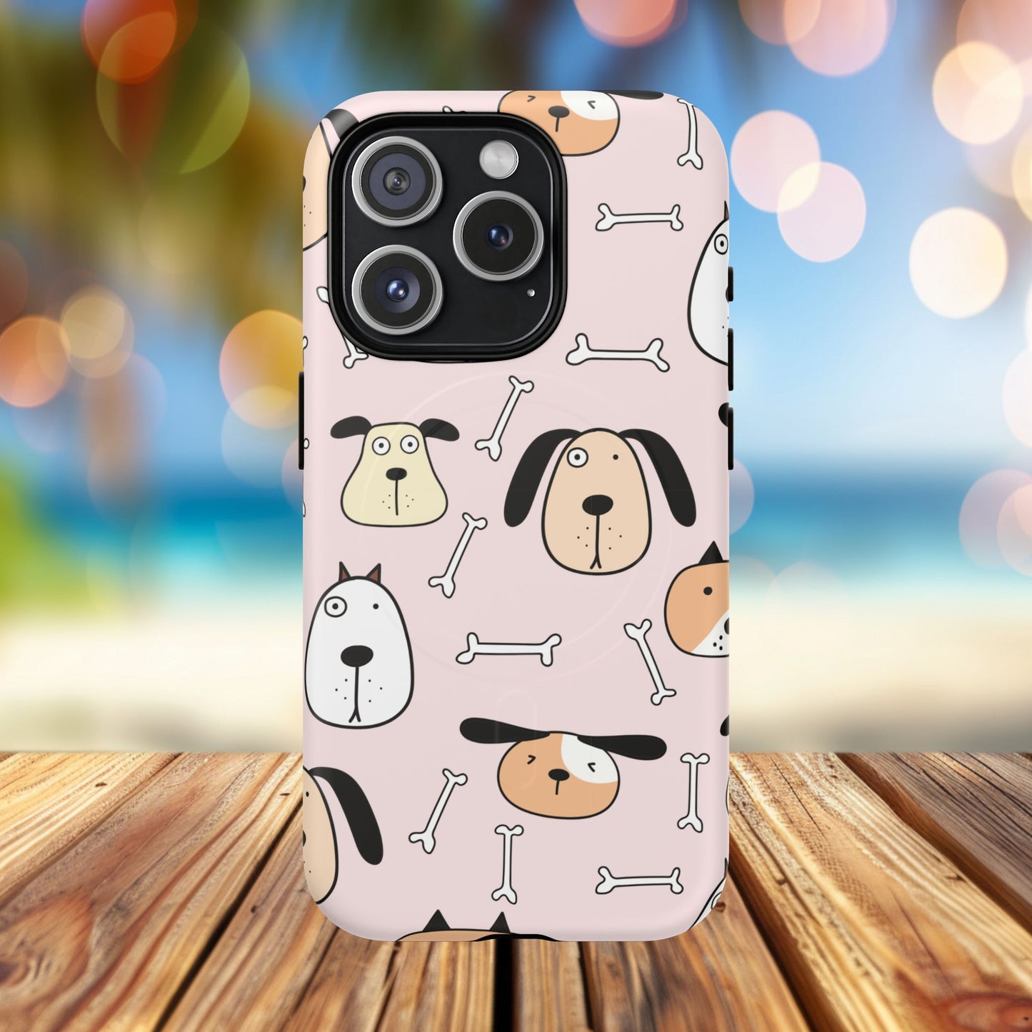Cute Dog iPhone Case, Tough Magnetic Cases for Pet Lovers, Dog-Themed Accessories, Gift for Dog Owners, Unique iPhone Cover