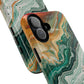 Stylish Tough Acrylic Magnetic iPhone Cases for Everyday Protection, Marble Design, Unique Gifts for Tech Lovers, Holiday Essentials