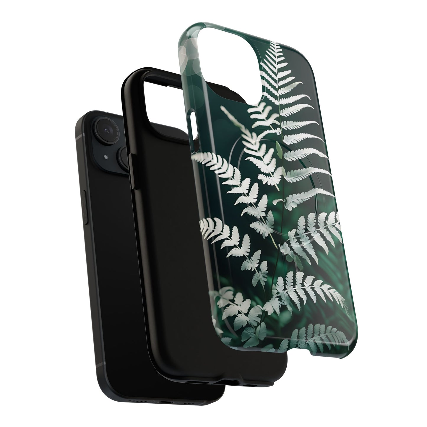 Elegant Fern Design Phone Case, Tough iPhone Cover, Nature Lover Gift, Botanical Phone Protector, Eco-Friendly Accessory