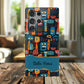 Personalized Colorful Abstract Faces Clear Impact-Resistant Case