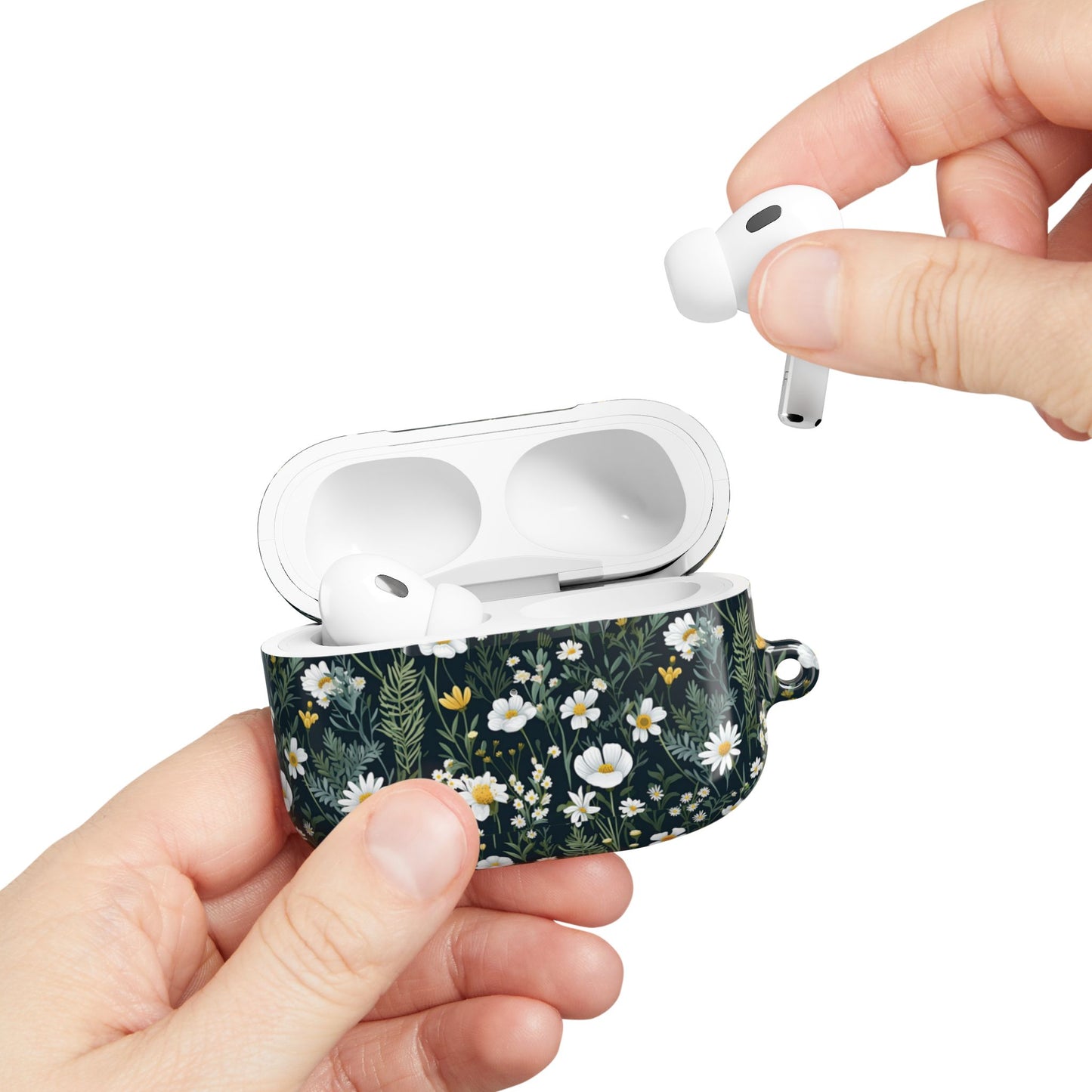 Daisy Delight Floral AirPod Case - Stylish Flower Design for Music Lovers