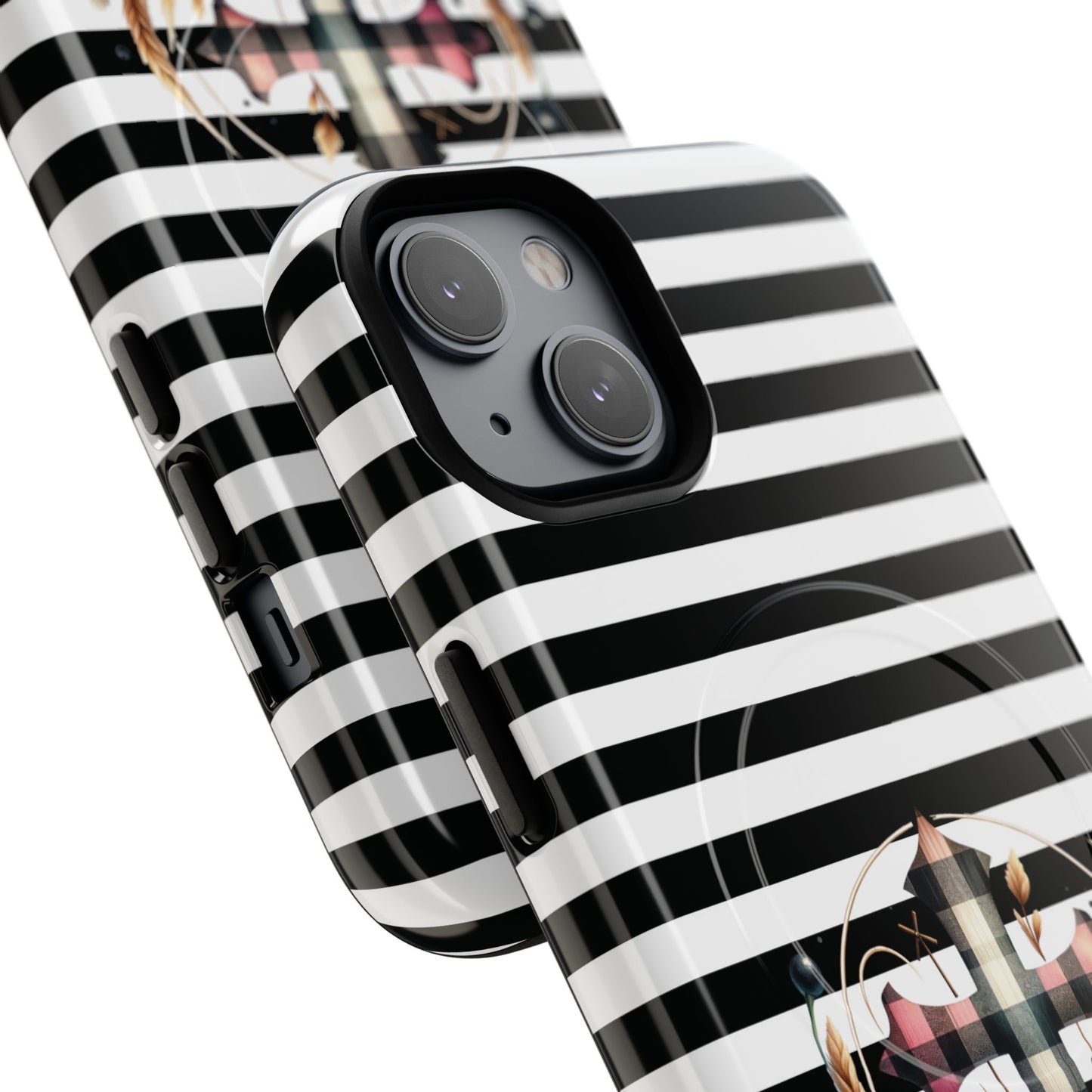 Striped in His Glory iPhone Case, Tough Magnetic Phone Protector, MagSafe iPhone Cover, Durable Case for Everyday Use, Gift for Nature Lovers, Vibrant Design.