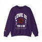 You and Me Unisex Heavy Gildan Blend™ Crewneck Sweatshirt.