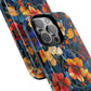 Cathedral Petals Tough Magnetic iPhone Case, Durable, Stylish, Unique Floral Design, Gifts for Her, Birthday, Everyday Use, Stained Glass iPhone Case.
