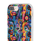 Psychedelic Visions Flexi iPhone and Samsung Case - Colorful Abstract Design.