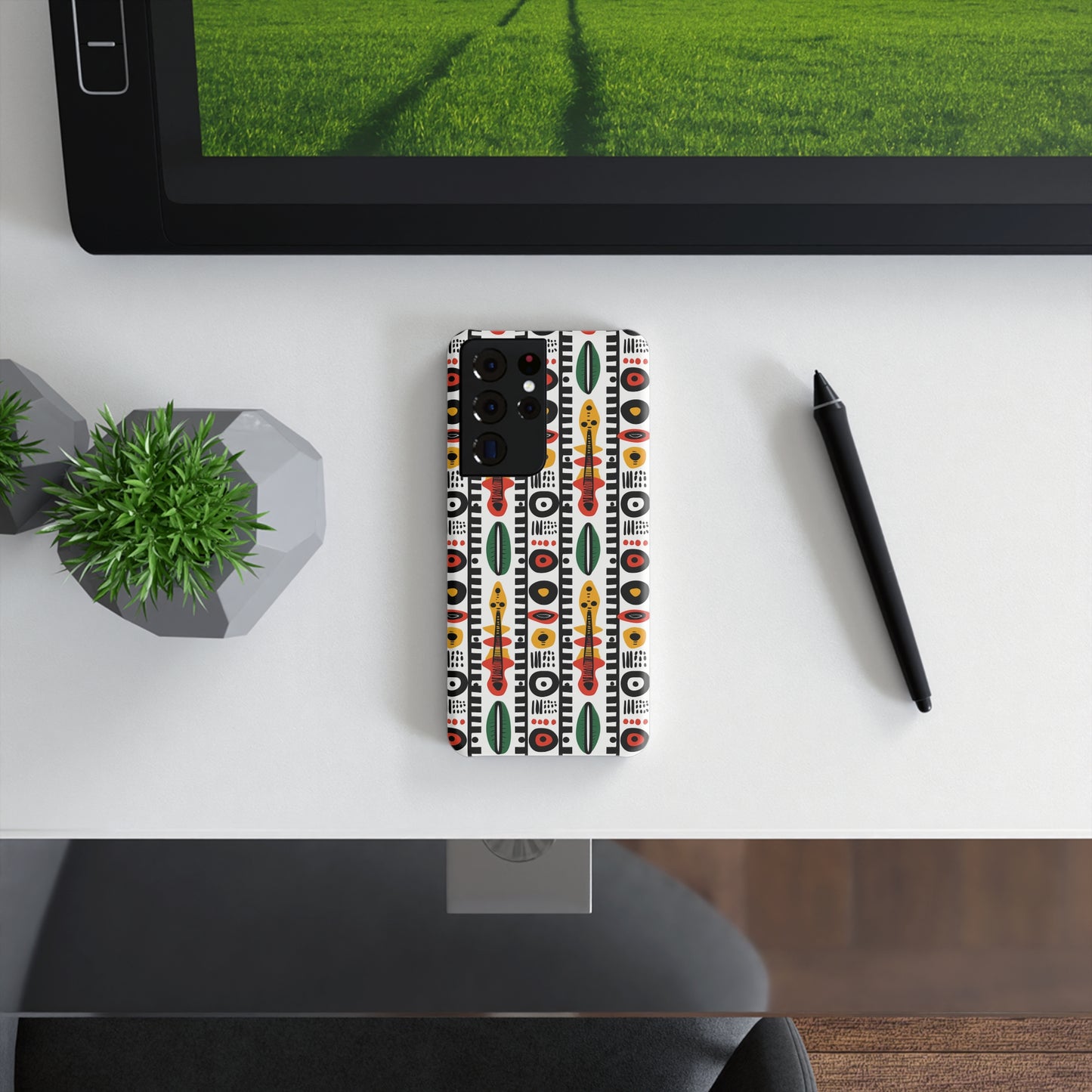 Afrobeat Harmony Galaxy Slim Snap Case