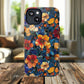 Cathedral Petals Tough Magnetic iPhone Case, Durable, Stylish, Unique Floral Design, Gifts for Her, Birthday, Everyday Use, Stained Glass iPhone Case.