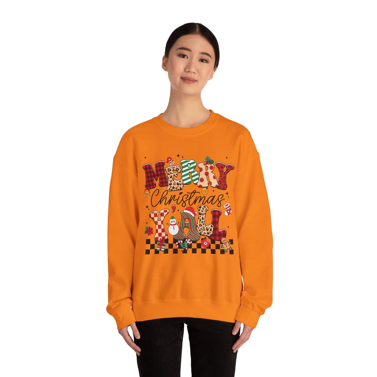 Merry Christmas Unisex Heavy Blend™ Crewneck Sweatshirt