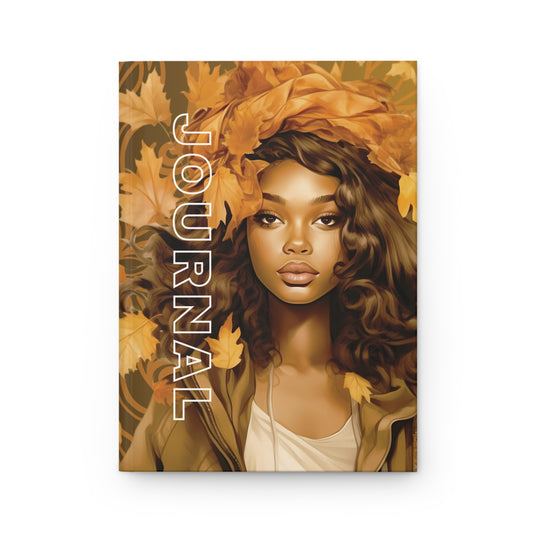 Fall-Inspired Hardcover Journal, Autumn Journal for Self-Reflection, Inspirational Notebook, Gift for Writers, Find Your Joy!