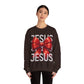 JESUS Unisex Heavy Blend™ Crewneck Sweatshirt.