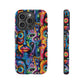 Psychedelic Visions Colorful Art iPhone Case - Tough Cases with Vibrant Abstract Design