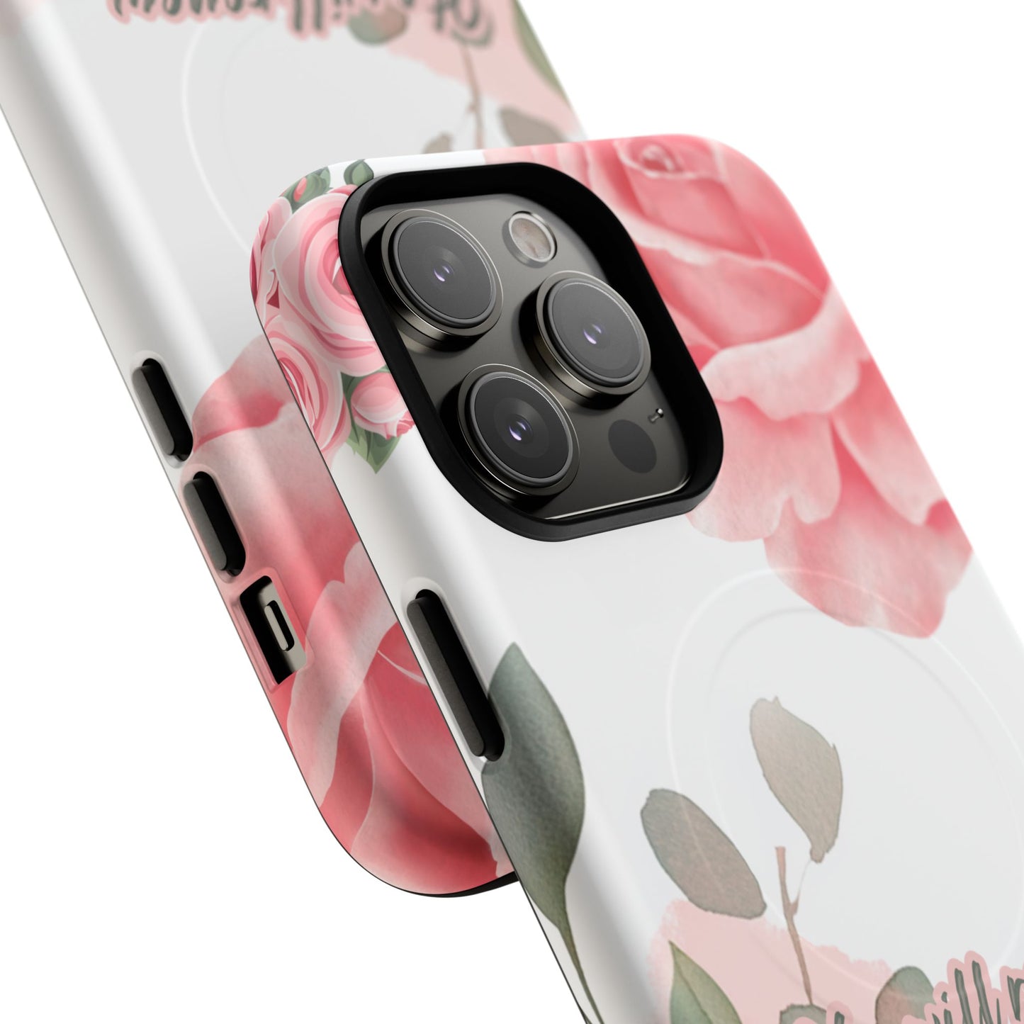 You will Renew your Strength Isaiah 40:11, Inspirational Gift, Tough iPhone Magnetic Case Scripture, Floral Bible Verse, MagSafe® iPhone®, iPhone 14, iPhone 15, iPhone 16, Pro, Pro Max, Plus.