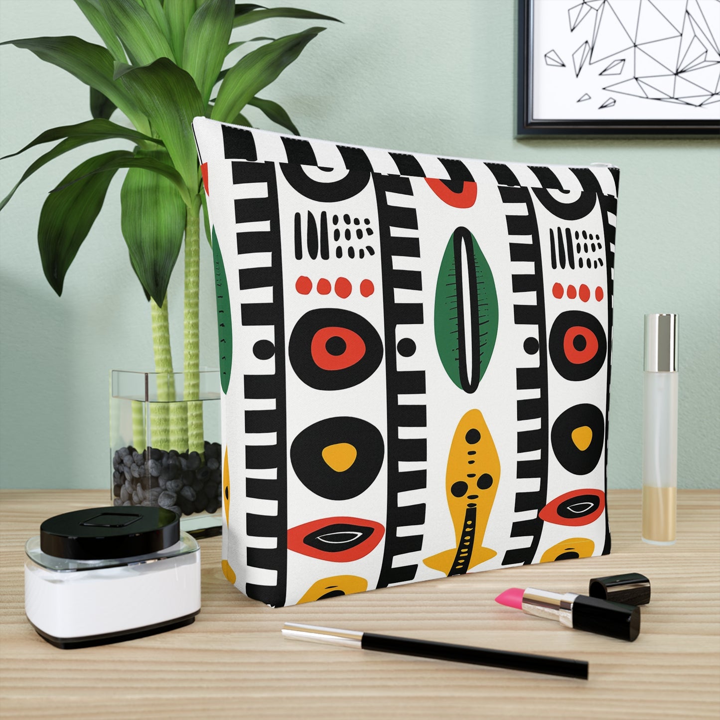 Afrobeat Harmony Cotton Cosmetic Bag