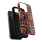 Prism Bloom Tough iPhone Magnetic Case, Stained Glass  MagSafe Cases, iPhone Accessory, Floral Design, Unique Gift, iPhone Protection