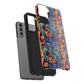 Psychedelic Visions Vibrant Art iPhone and Samsung Phone Case - Stylish Tough Case for Artists & Creatives.