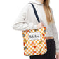 Personalized Orange Schoolyard Chic Composition Book Inspired Tote Bag, Back to School Tote, Teacher Gift, Kids Bag, Custom Name Bag, Educational Accessories, Back to School Tote Bag.