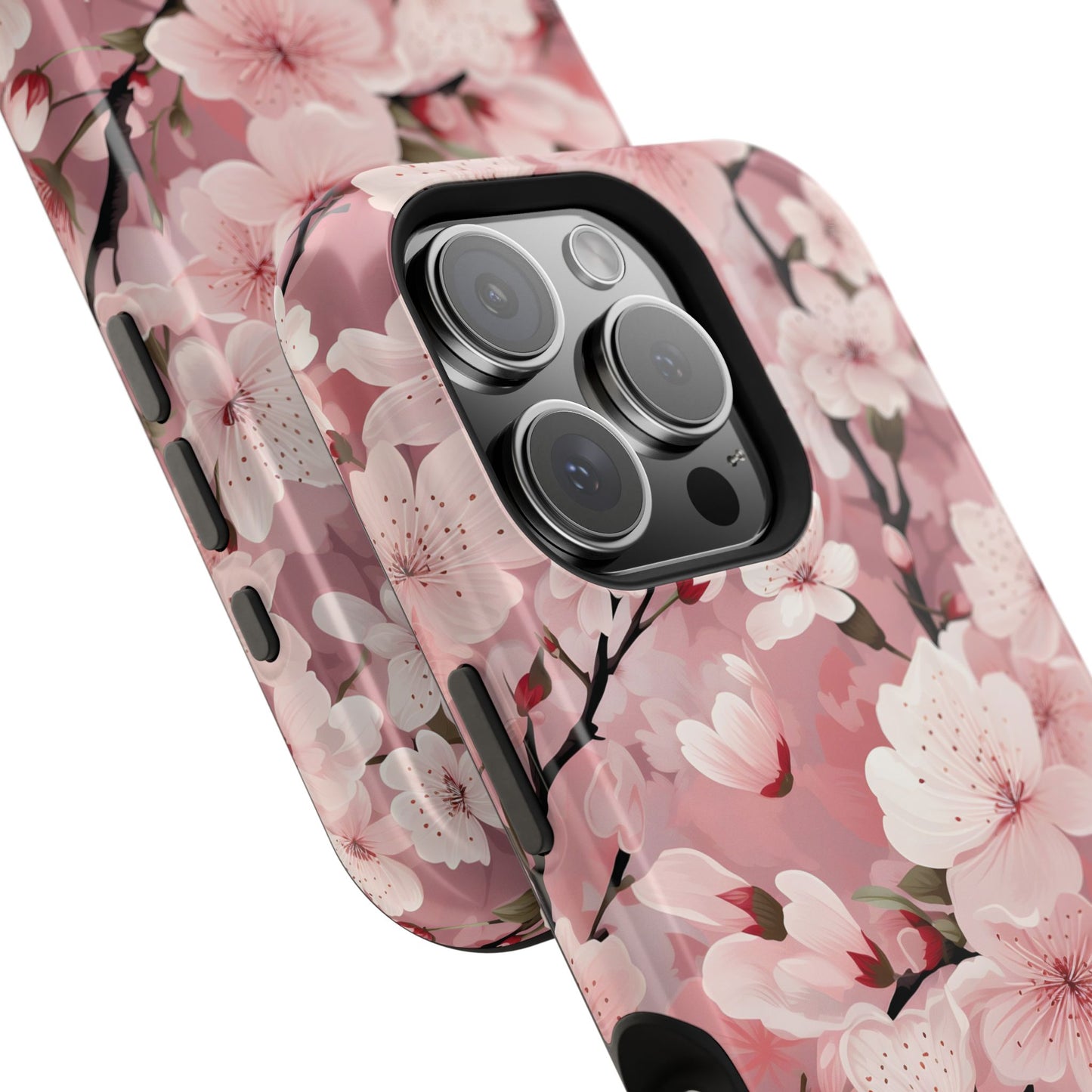 Cherry Blossom Magnetic Tough iPhone Cases