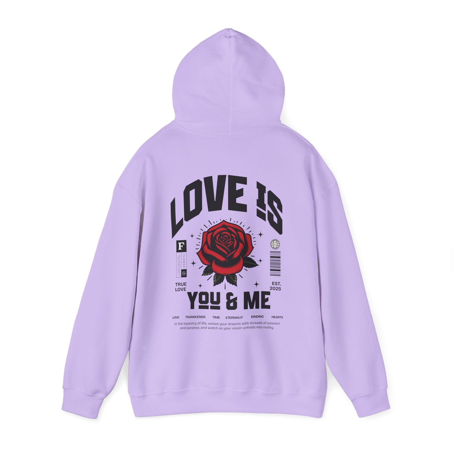 You and Me Unisex Gildan Hoodie Sweatshirt