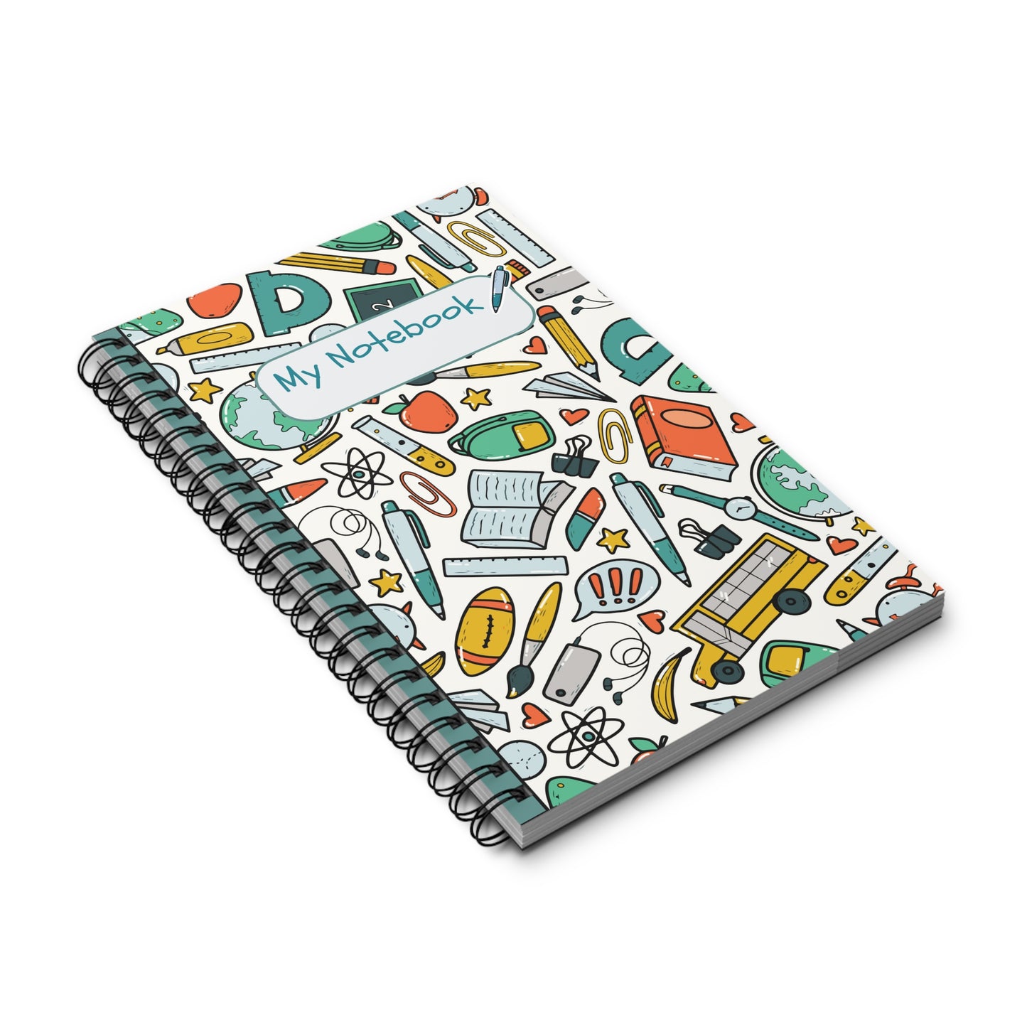 Emerald School Doodles Spiral Journal (EU)- (PY)