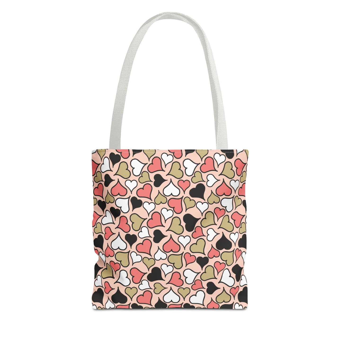 Heart Patterned Tote Bag - Cute & Stylish Carryall for Every Occasion