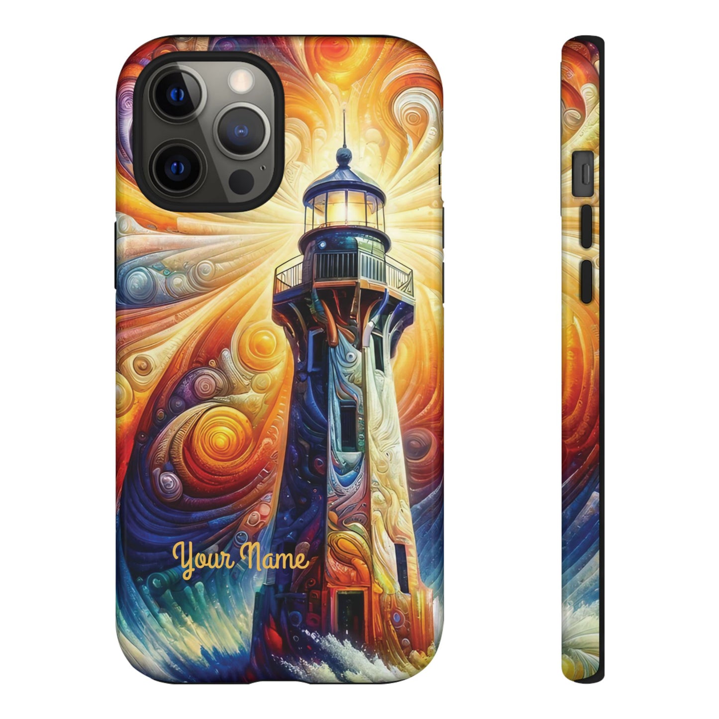 Personalized Cosmic Beacon iPhone Tough Cases, Gift for Him/Her.