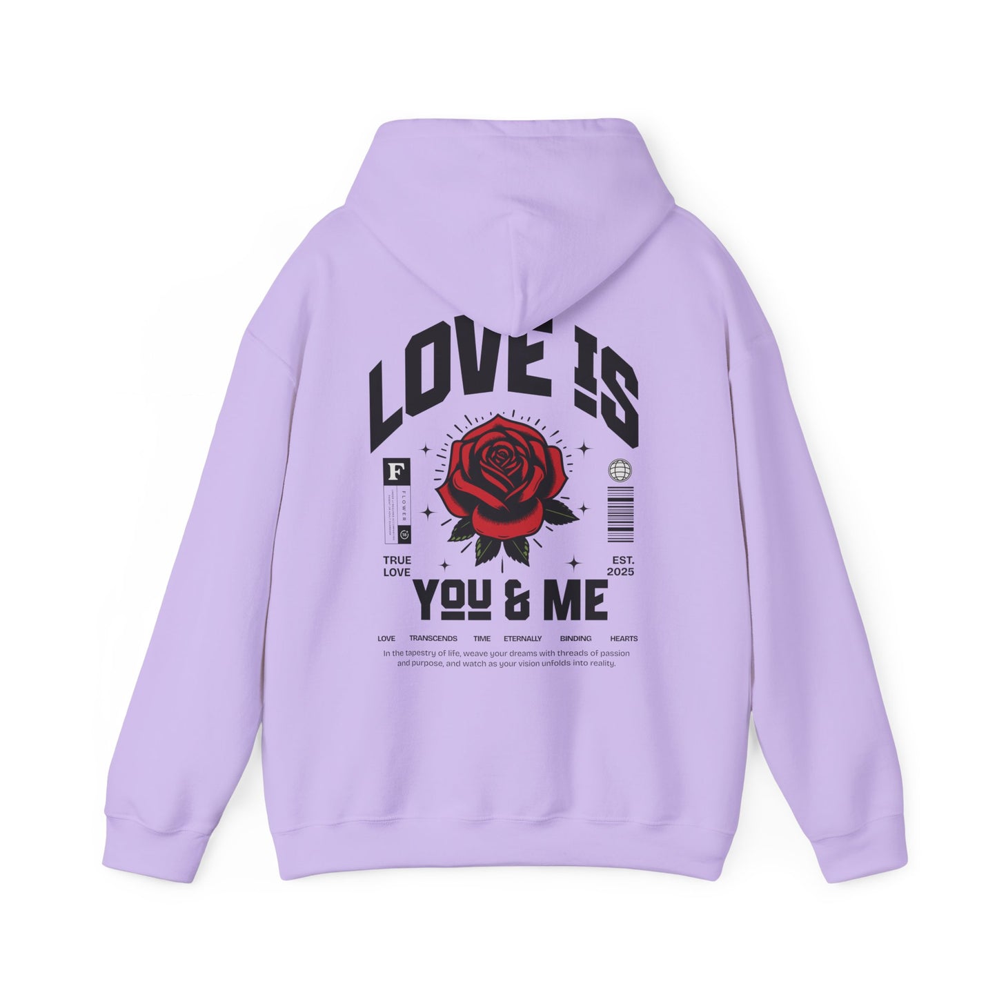 You and Me Unisex Gildan Hoodie Sweatshirt