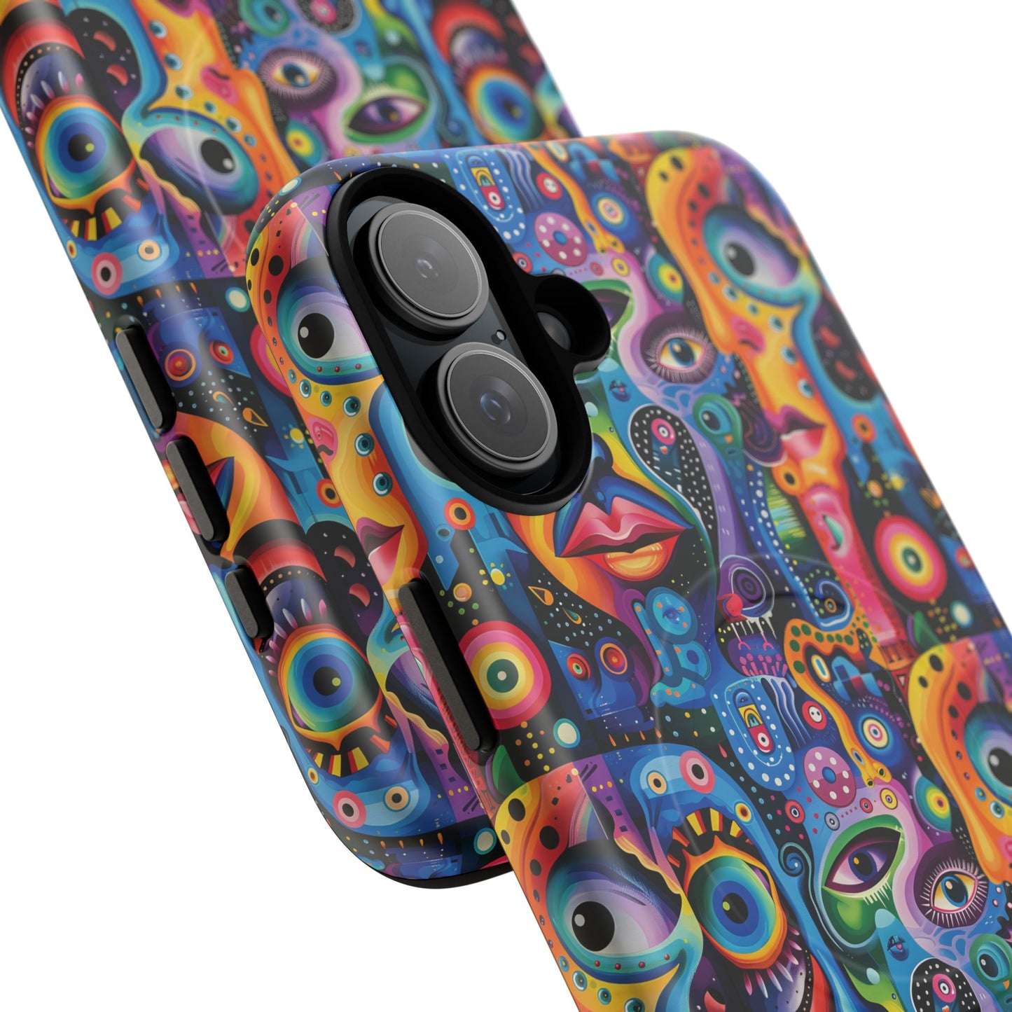 Psychedelic Visions Tough iPhone Magnetic Case - Unique Art iPhone Cover