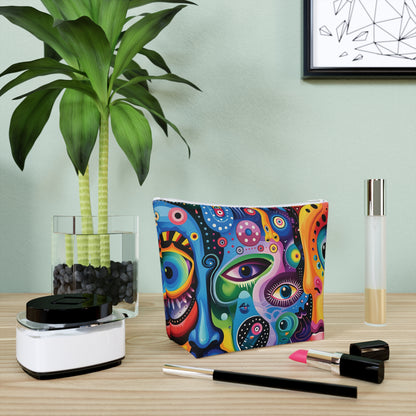 Psychedelic Visions Cotton Cosmetic Bag