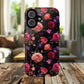 Starry Rose Garden Tough Magnetic Phone Case, Stylish Phone Cover, Gift for Her, Elegant Floral Design, Durable Phone Accessories