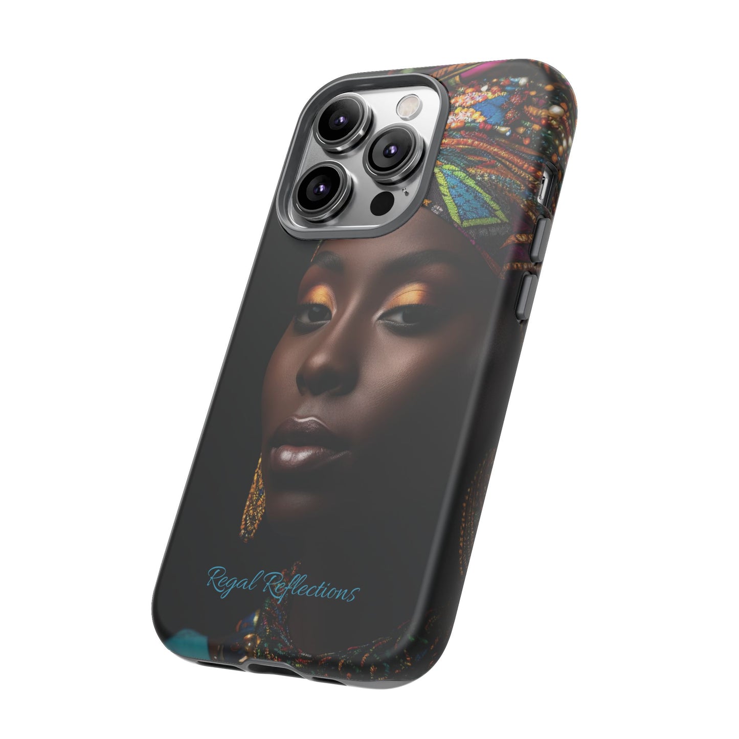 Regal Reflections: African Majesty iPhone, Samsung and Google Tough Phone Cases.