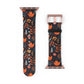 Autumn Bloom Floral Patterned Watch Band - Boho Chic Accessory, Gift for Her, Adjustable Strap for Smartwatch, Trendy Wristband, Floral Design.