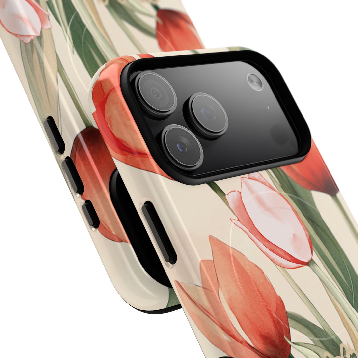 My Help comes from the Lord Psalm 121:2, Inspirational Gift, Tough iPhone Magnetic Case Scripture, Floral Bible Verse, MagSafe® iPhone® Tough Case, iPhone 14, iPhone 15, iPhone 16, Pro, Pro Max, Plus.