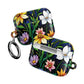 Flower Garden Stained Glass AirPod Case — Colorful Garden Protective Cover- Airpods Pro Gen 1 and 2, Gen 1 to 4.