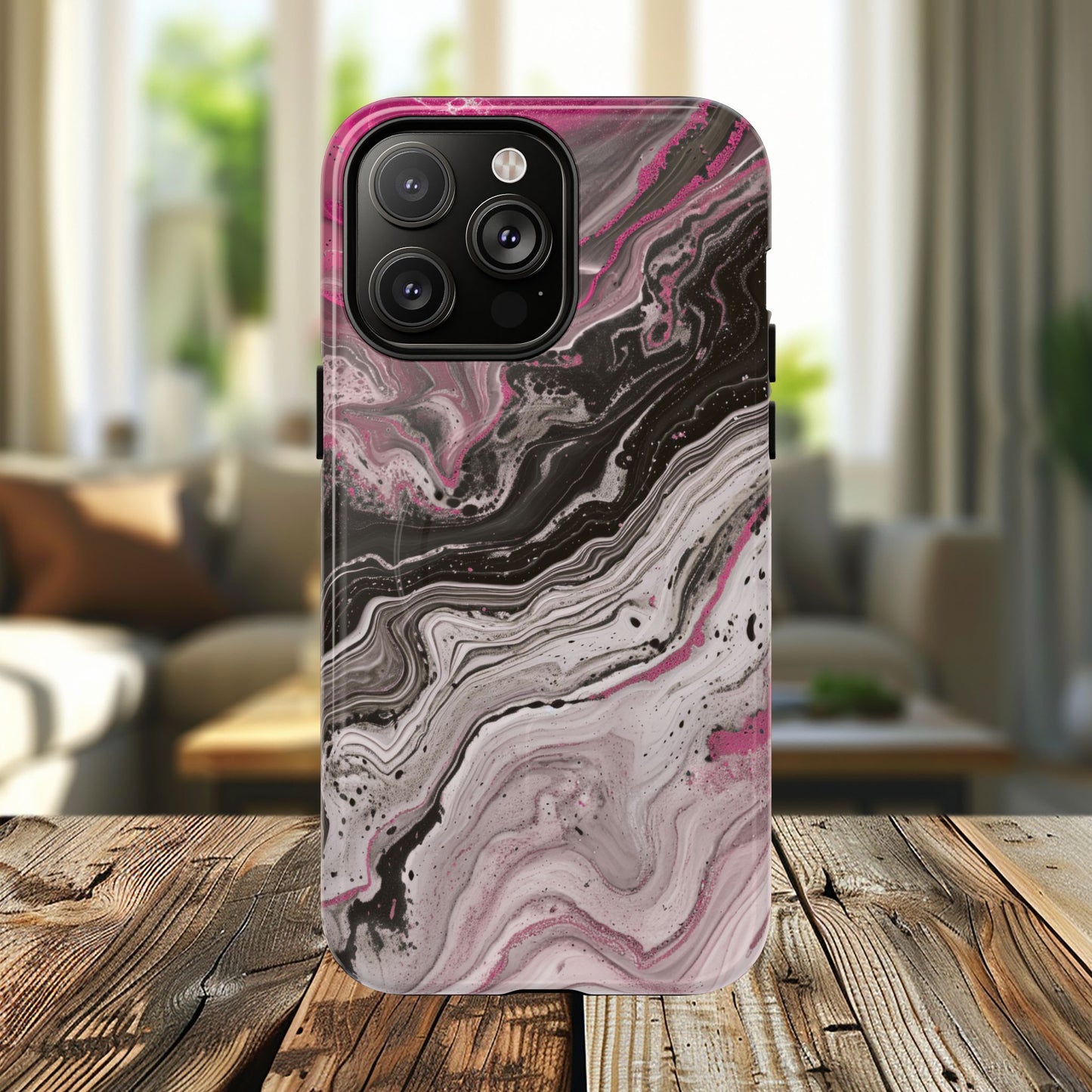 Stylish Magnetic iPhone Cases for Tough Protection, Trendy iPhone Covers, Gift for Teens, Modern Tech Accessories, Marble iPhone Design Cases