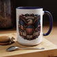 4th of July Eagle Coffee Mug — Patriotic American Flag Accent Mug (11/15oz)