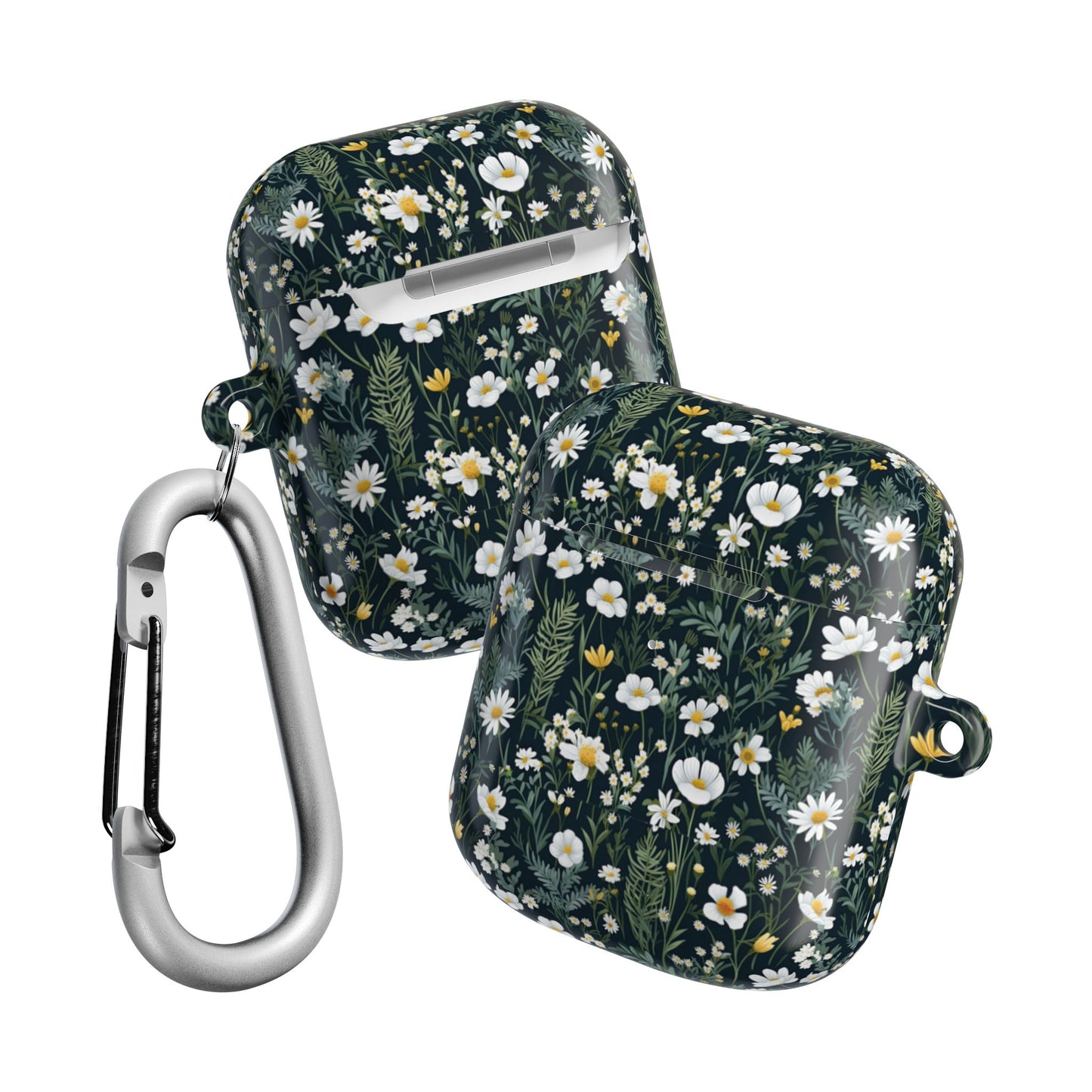 Daisy Delight Floral AirPod Case - Stylish Flower Design for Music Lovers