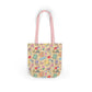 Personalized Doodle Daydream Composition Book Inspired Canvas Tote Bag with Colorful Straps, Cute School Bag, Eco-Friendly Tote, Back to School Shopping Bag, Teacher Gift Idea