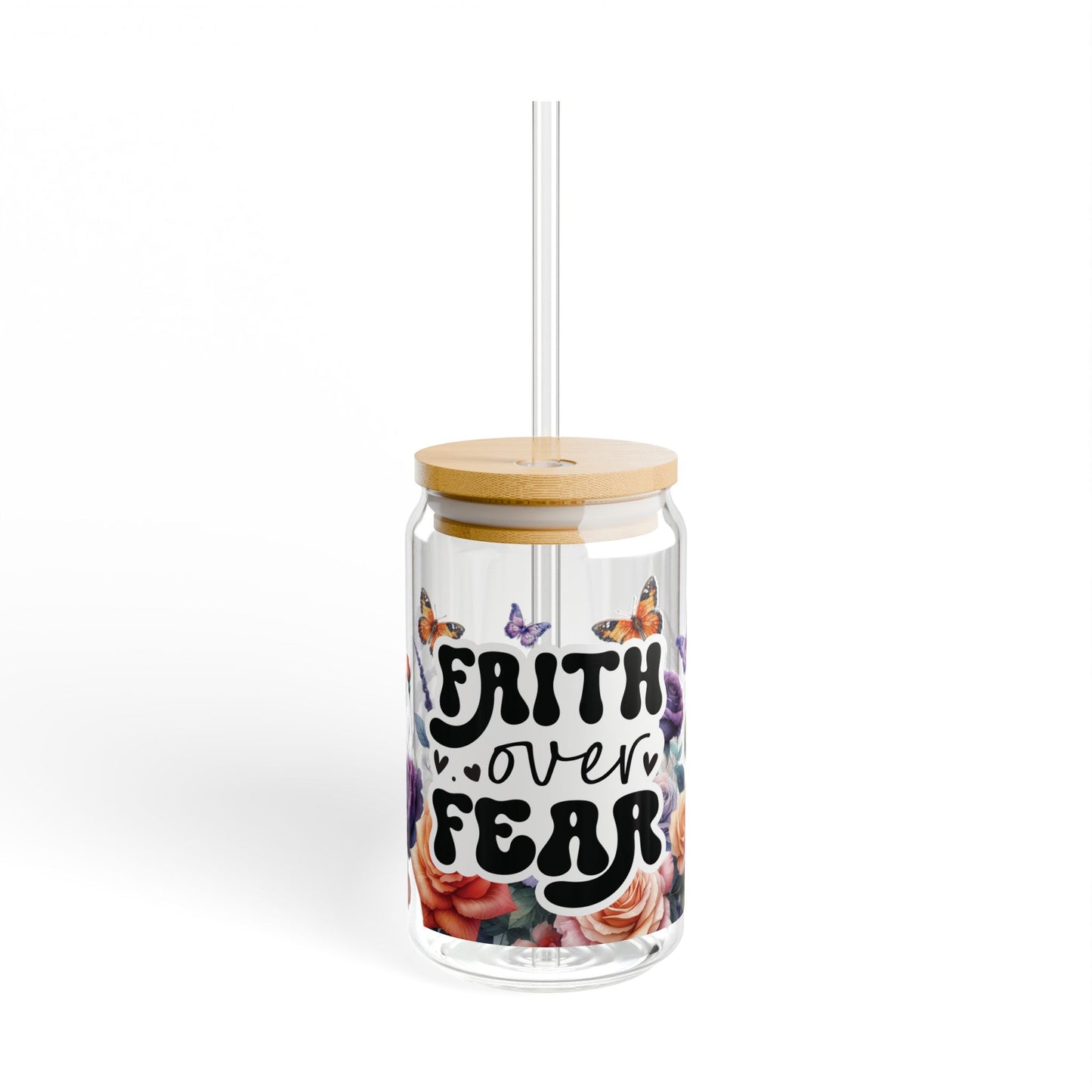 Faith Always Sipper Glass, 16oz