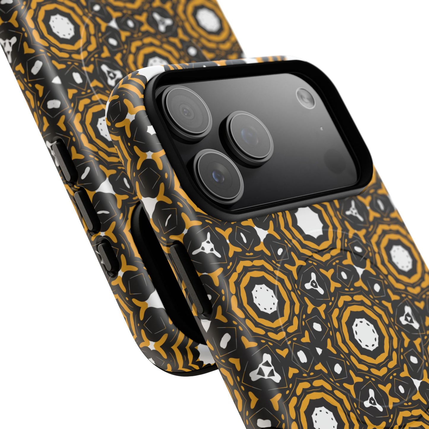 Stylish Tough Magnetic Phone Case, Unique Pattern Phone Cover, Durable Magnetic Case, Trendy Tech Accessories, Gift for Phone Lovers
