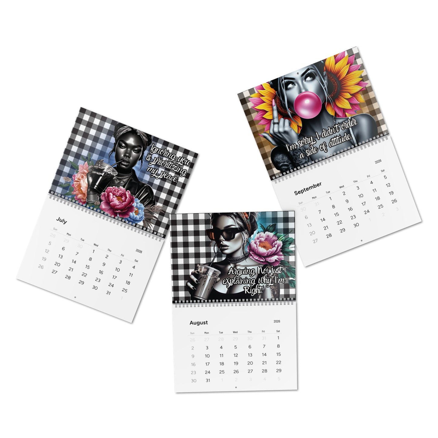 365 Days of Sass Wall Calendar — Bold & Brilliant Attitude (2026)