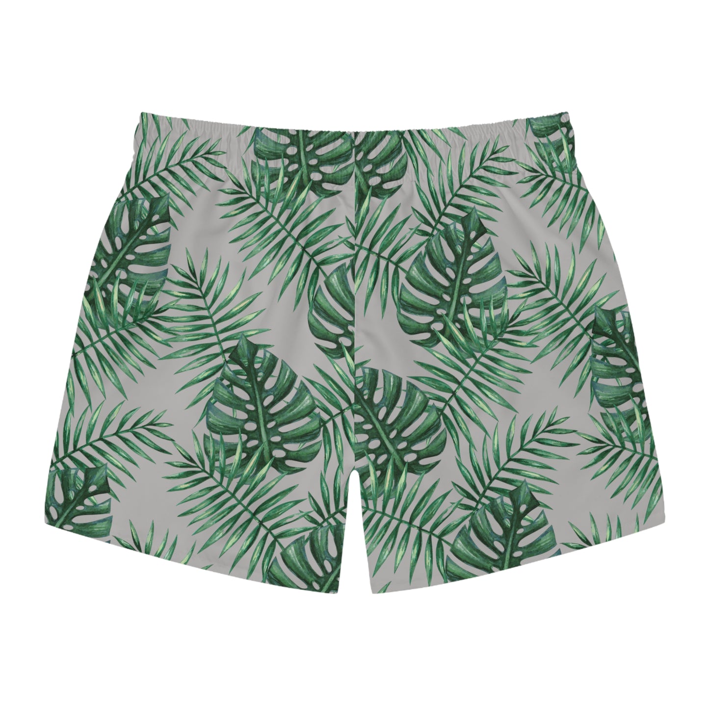 Grey Tropical Bliss Swim Trunks (AOP)