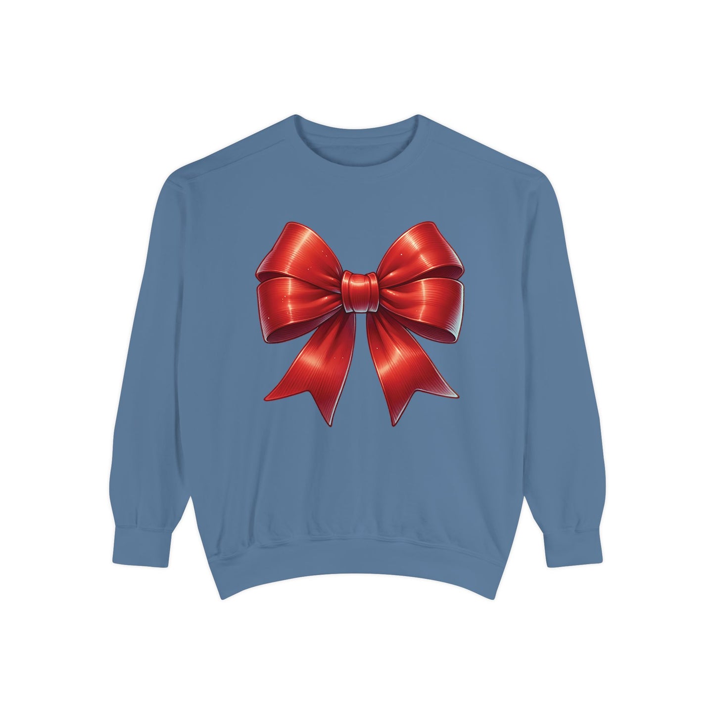 Bow Charm Valentines Unisex Comfort Colors Garment-Dyed Sweatshirt
