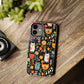 Whimsical Feline Garden iPhone and Samsung Tough Phone Cases