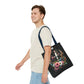 Faith and Floral Cross Heart Tote Bag