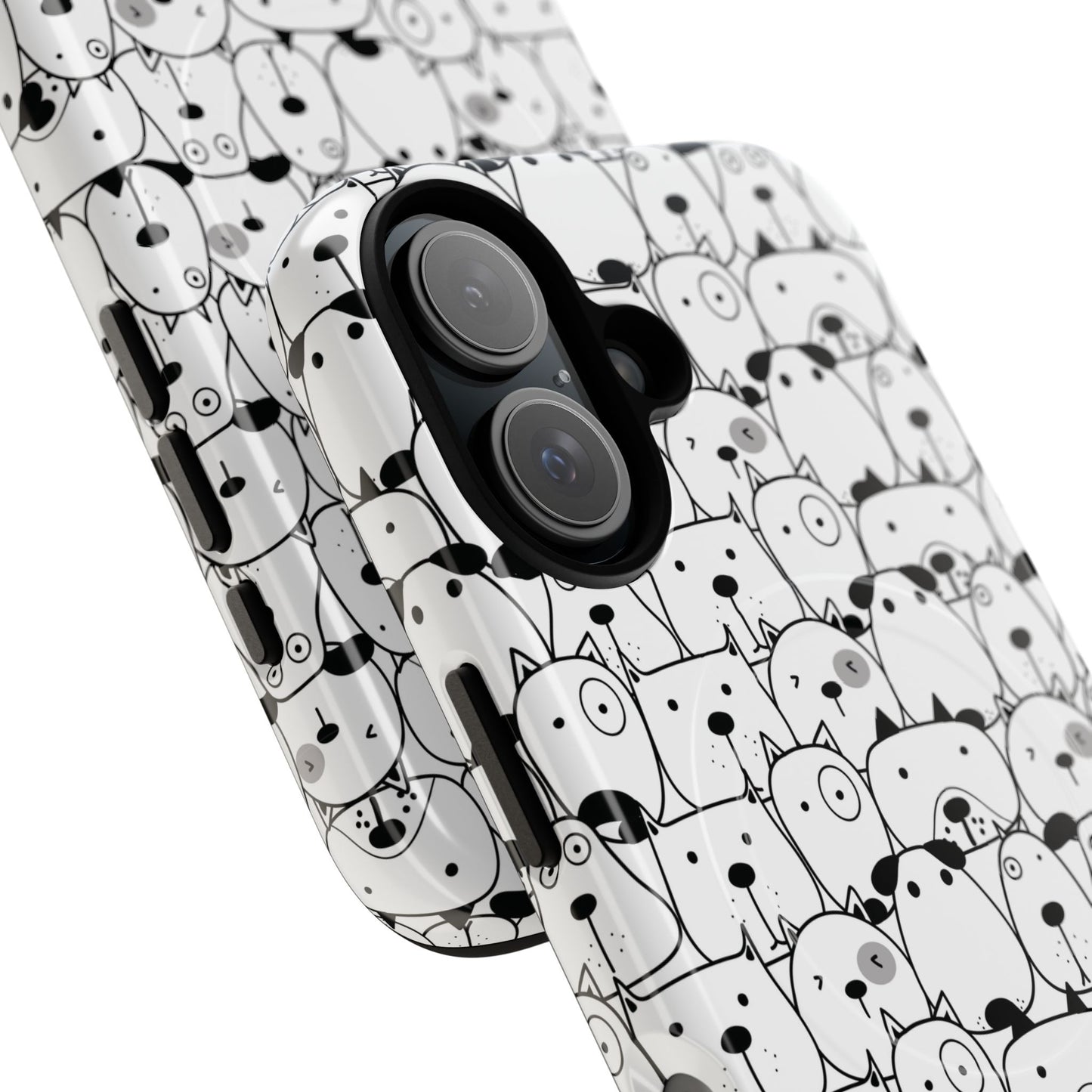 Cute Animal Pattern Phone Case, Tough Magnetic Cases for Pet Lovers, Gifts for Birthday, Holiday, Cute Accessories, Phone Covers