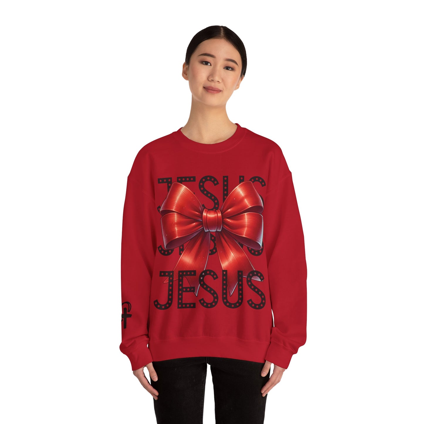 JESUS Unisex Heavy Blend™ Crewneck Sweatshirt.