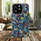 Colorful Floral Phone Case, Tough Magnetic Phone Cover, Durable Tech Accessory, Unique Gift for Her, Vibrant Smartphone Case