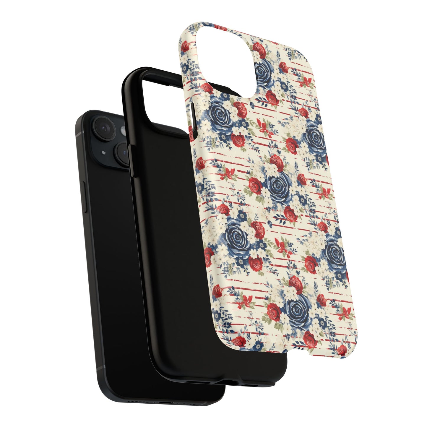 Rose & Glory Tough iPhone Magnetic Case, Vibrant Protective Cover, Stylish Gift for Her, Floral Design, iPhone Accessories, Anniversary Gift